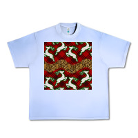 Grape Ice christmas deer and plaid seamless pattern Urban Heavy Tee - BundleAndBundleShop