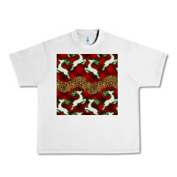 Lunar Rock christmas deer and plaid seamless pattern Urban Heavy Tee - BundleAndBundleShop