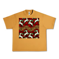 Peanut Butter christmas deer and plaid seamless pattern Urban Heavy Tee - BundleAndBundleShop