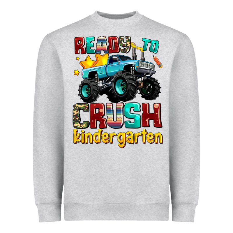 Ready To School Crush Kindergarten Heavyweight Sweatshirt by AdoDesignShop | Teevron