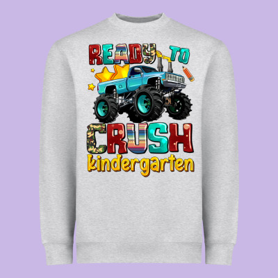 Ready To School Crush Kindergarten Heavyweight Sweatshirt Designed By Adodesignshop