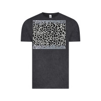 Vintage Black grey leopard Vintage Tee - JahusDesignShop