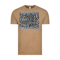Vintage Coffee grey leopard Vintage Tee - JahusDesignShop