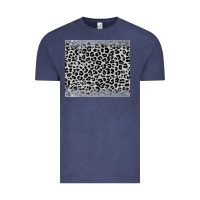 Vintage Denim grey leopard Vintage Tee - JahusDesignShop