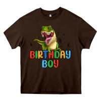 Chocolate Brown birthday boy Heavy Core Tee - MaliasSmallBusiness