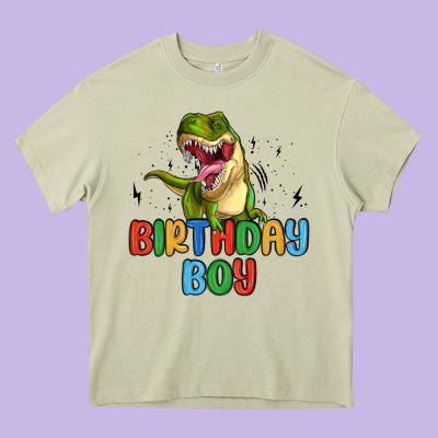 Birthday Boy Heavy Core Tee Designed By Maliassmallbusiness