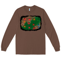 Chestnut green buffalo plaid christmas background Long Sleeve Tee - AdoDesignShop