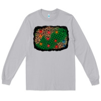 Moon Dust green buffalo plaid christmas background Long Sleeve Tee - AdoDesignShop