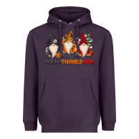 Plum Happy Hallothanksmas Heavyweight Hoodie - MaliasSmallBusiness