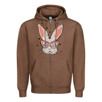 Chestnut hip hop Zipper Hoodie - MaliasSmallBusiness