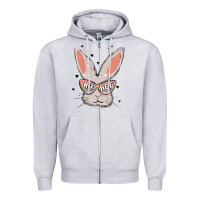 Heather Grey hip hop Zipper Hoodie - MaliasSmallBusiness