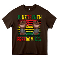 Chocolate Brown juneteenth freedom day Heavy Core Tee - Artiststas