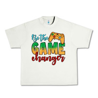Pistachio Be the game changer Urban Heavy Tee - JahusDesignShop