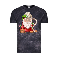 Cloud Black santa coffee Vintage Tee - JahusDesignShop