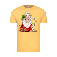 Vintage Mustard santa coffee Vintage Tee - JahusDesignShop