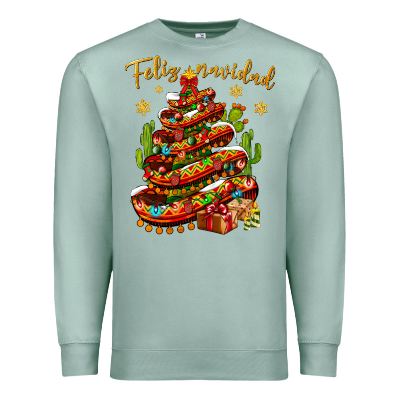 Christmas Feliz Navidad Premium Sweatshirt by BundleAndBundleShop | Teevron