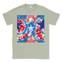 Matcha patriotic tie dye stars Classic Tee - BundleAndBundleShop