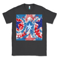 Smoke patriotic tie dye stars Classic Tee - BundleAndBundleShop