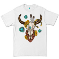 White western cow skull Premium Tee - texasbilliewilder