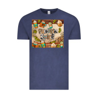 Vintage Denim pumpkin spice Vintage Tee - AdoDesignShop