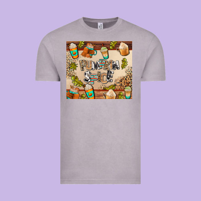 Pumpkin Spice Vintage Tee Designed By Adodesignshop
