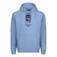 American Stars, American Flag Patterned Mom Skull Premium Hoodie | Teevron