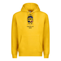 Lemon American Stars, American Flag Patterned Mom Skull Premium Hoodie - Bettercallsaul