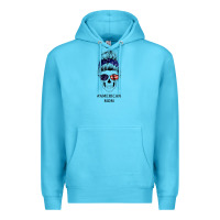 Ocean Blue American Stars, American Flag Patterned Mom Skull Premium Hoodie - Bettercallsaul