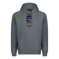 Rock American Stars, American Flag Patterned Mom Skull Premium Hoodie - Bettercallsaul