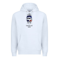 White American Stars, American Flag Patterned Mom Skull Premium Hoodie - Bettercallsaul