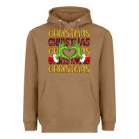 Toasted Coconut christmas grinch heart hands Heavyweight Hoodie - MaliasSmallBusiness