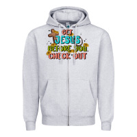 Get Jesus Before You Check Out Zipper Hoodie | Teevron