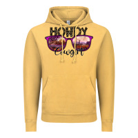 Vintage Mustard howdy cowgirl Vintage Hoodie - SublimationCraftShop