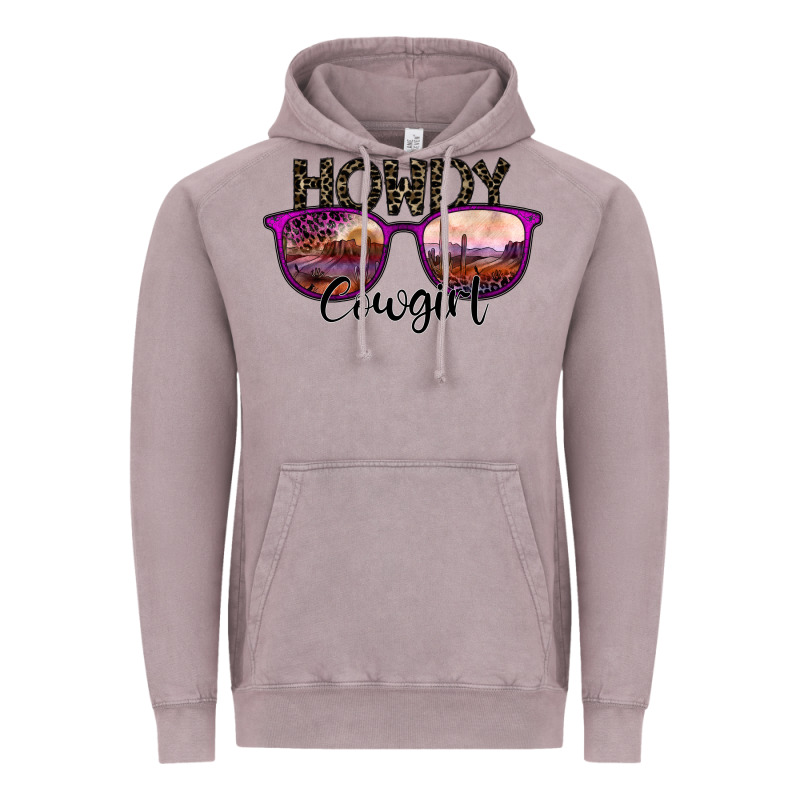 Howdy Cowgirl Vintage Hoodie by SublimationCraftShop | Teevron