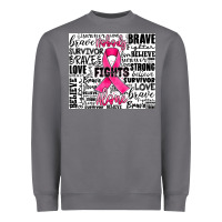 Storm breast cancer nobody fights alone Heavyweight Sweatshirt - JahusDesignShop