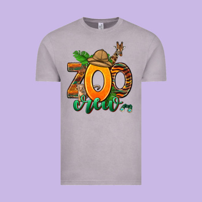 Zoo Crew Vintage Tee Designed By Adodesignshop