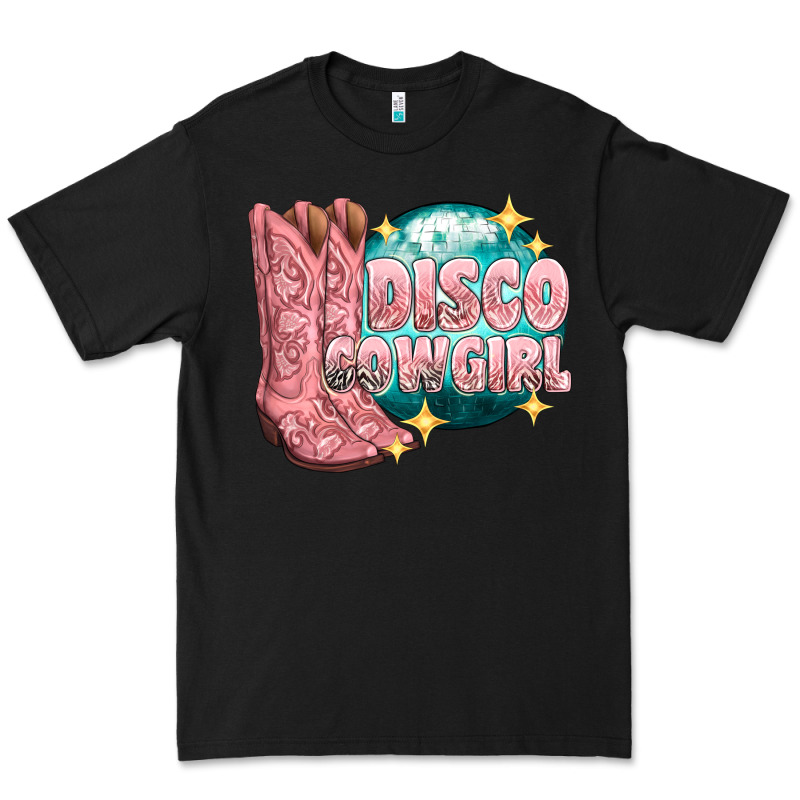 Western Disco Cowgirl Premium Tee by texasbilliewilder | Teevron