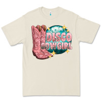 Bone western disco cowgirl Premium Tee - texasbilliewilder