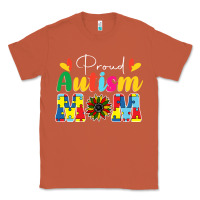 Copper Proud Autism Mom sunflower Classic Tee - CowhideDigitalArt