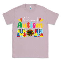 Lilac Proud Autism Mom sunflower Classic Tee - CowhideDigitalArt