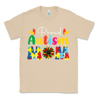 Mushroom Proud Autism Mom sunflower Classic Tee - CowhideDigitalArt
