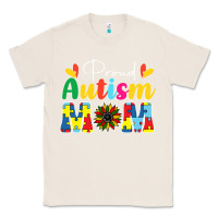 Natural Proud Autism Mom sunflower Classic Tee - CowhideDigitalArt