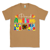 Toasted Coconut Proud Autism Mom sunflower Classic Tee - CowhideDigitalArt