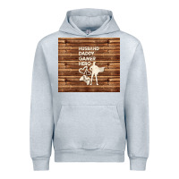 Heather Grey husband daddy gamer hero Urban Hoodie - TumblerDesignByShophia