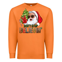 Carrot Don't Stop Believing Santa Premium Sweatshirt - BundleAndBundleShop