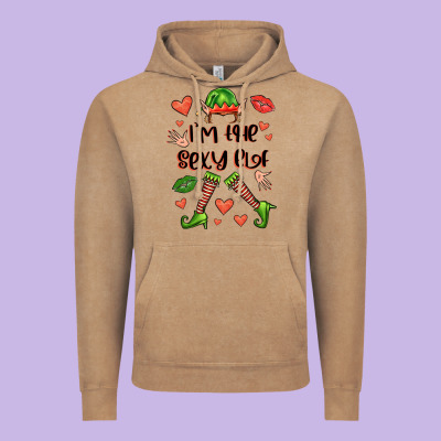 Im The Sexy Elf Vintage Hoodie Designed By Fadigitalartstudio