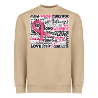 Mushroom breast cancer ribbon Heavyweight Sweatshirt - JahusDesignShop