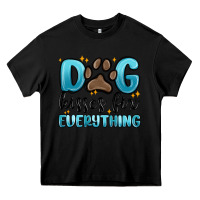 Black dog kisses fix everything Heavy Core Tee - MaliasSmallBusiness