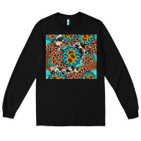 Black gemstone sunflower Long Sleeve Tee - AdoDesignShop