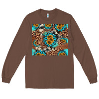 Chestnut gemstone sunflower Long Sleeve Tee - AdoDesignShop